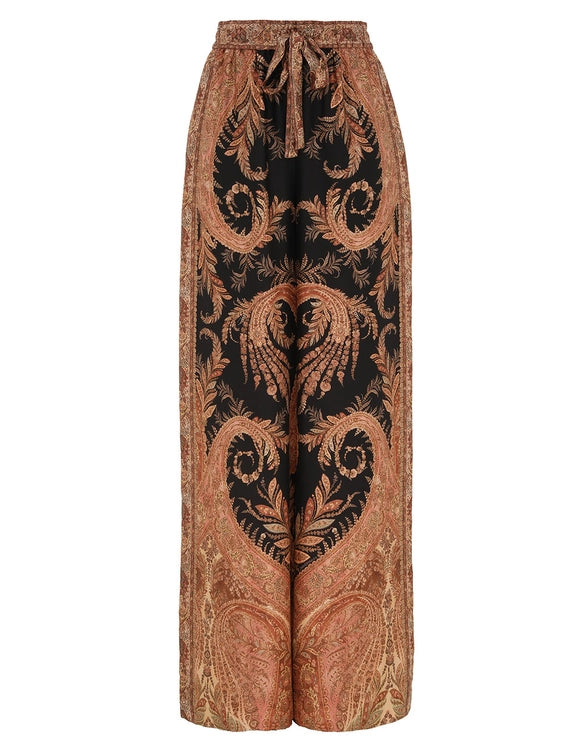 Hypnotic Track Pant - Black Paisley