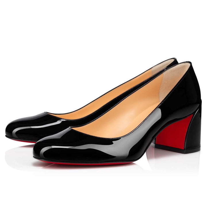 Miss Sab Patent Calf Leather 55mm Pumps  - Black