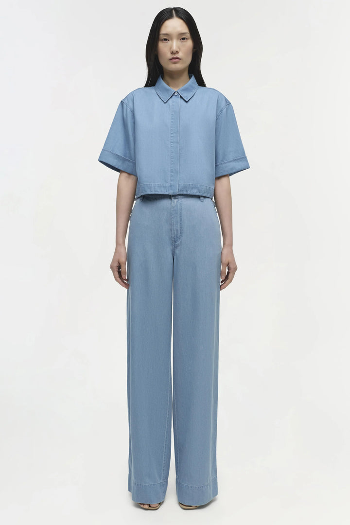 Coralena Wide Leg Pant - Stratus