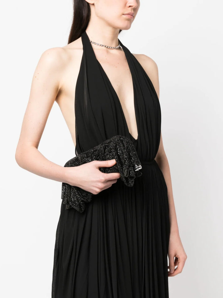 Venus La Grande Clutch Bag - Jet Black