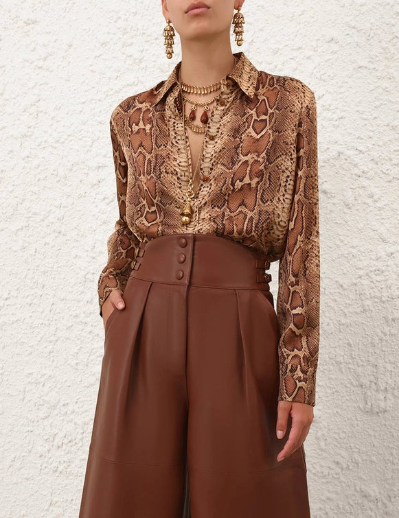 Hypnotic Shirt - Toffee Snake