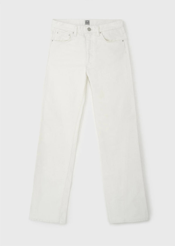 Twisted Seam Denim - Off-White