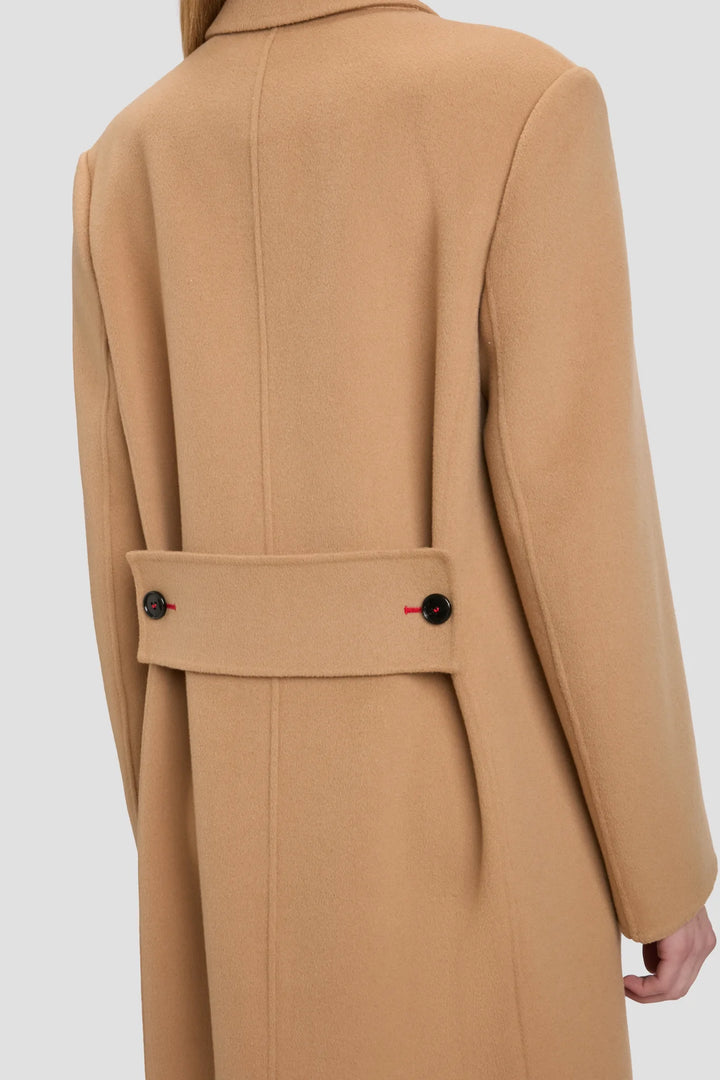 Double Faced Overcoat - Camel