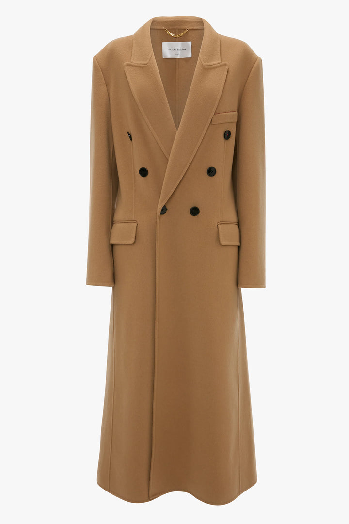 Double Faced Overcoat - Camel