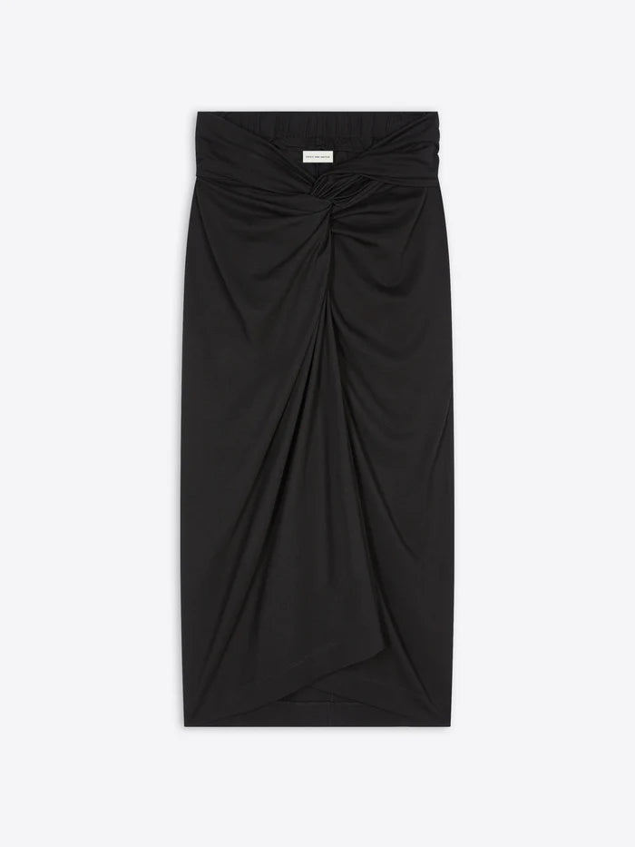 Knotted Jersey Skirt - More Colors Available