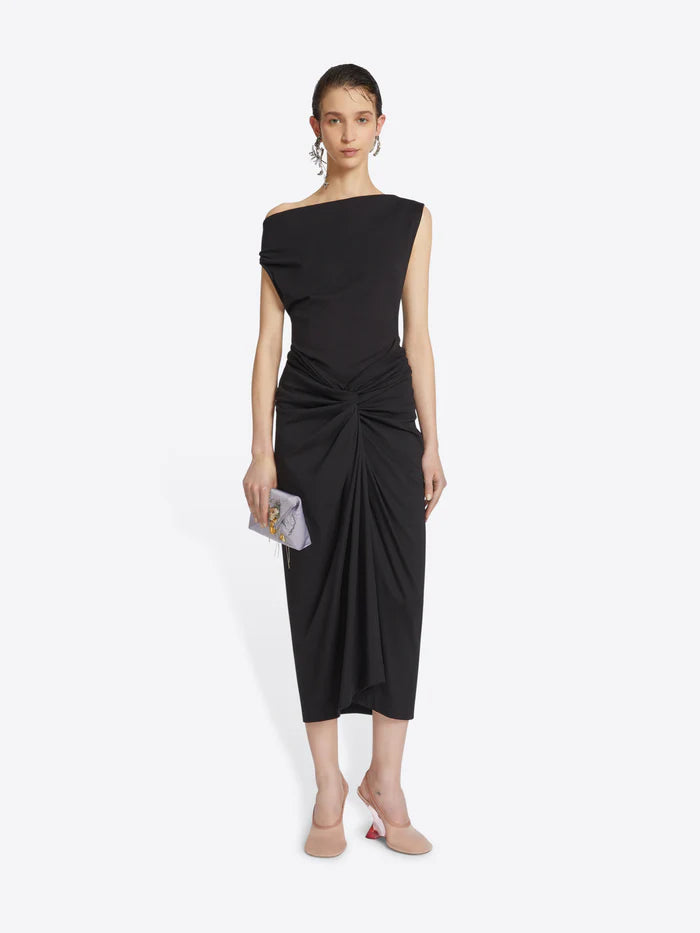 Knotted Jersey Skirt - More Colors Available