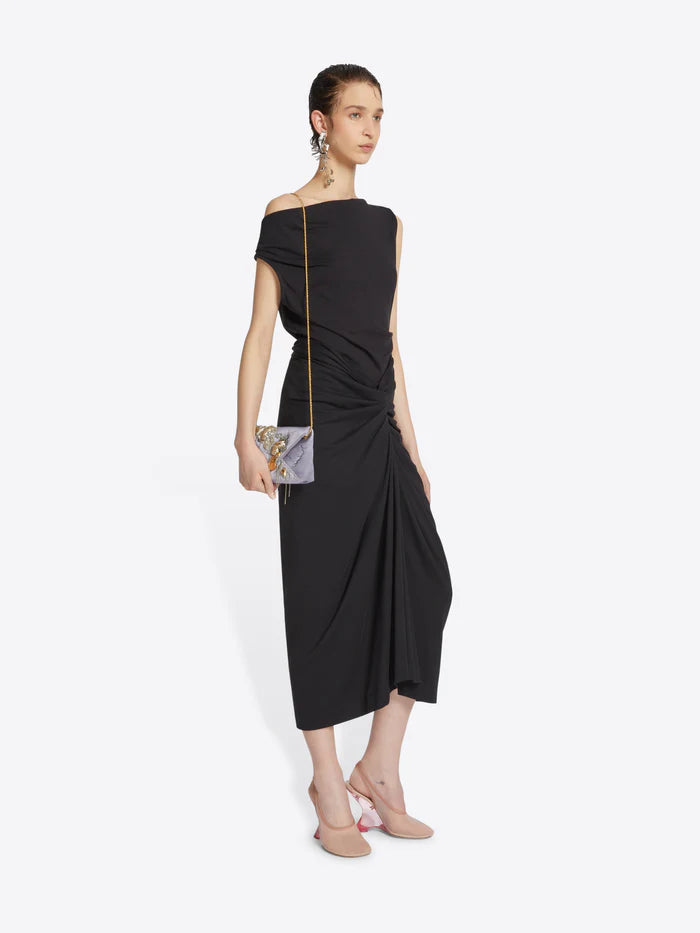 Knotted Jersey Skirt - More Colors Available