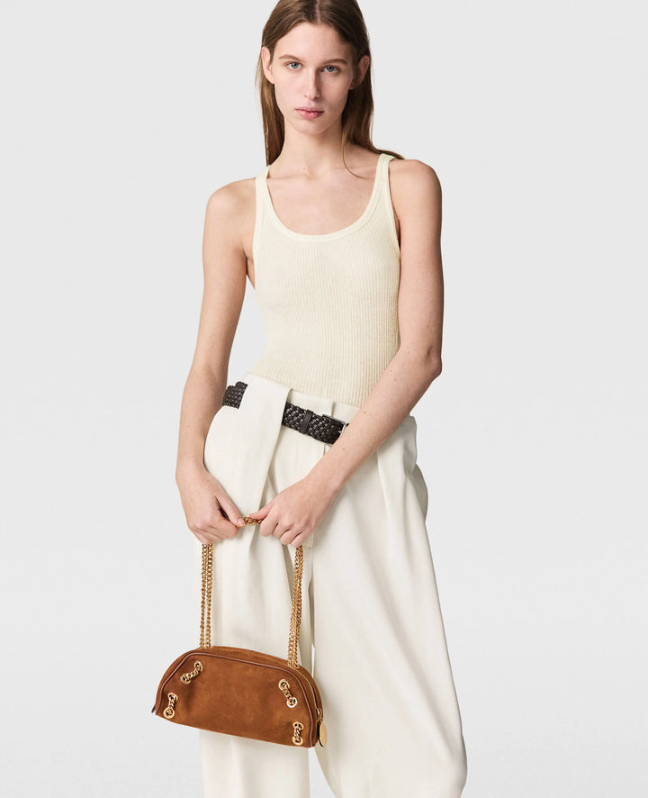 Falabella Bowling Shoulder Bag - Brandy