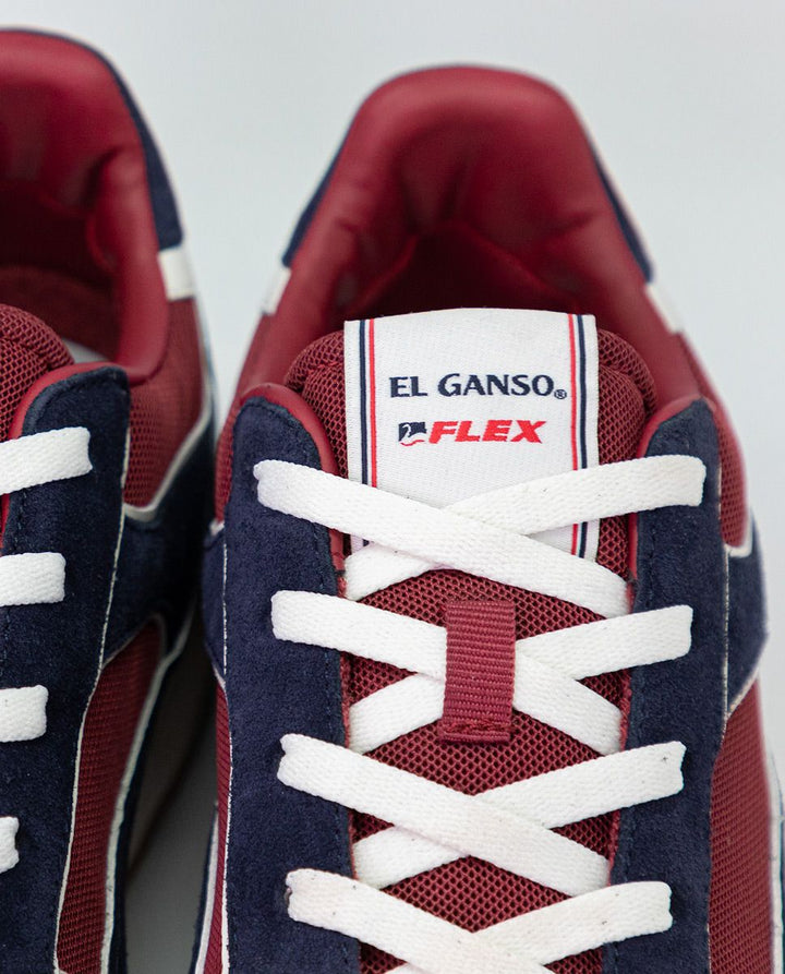 Track Mix Sneaker - Navy/Red