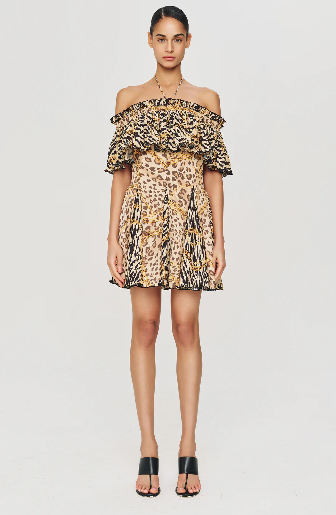 Esmi Dress - Mixed Zebra Cheeta
