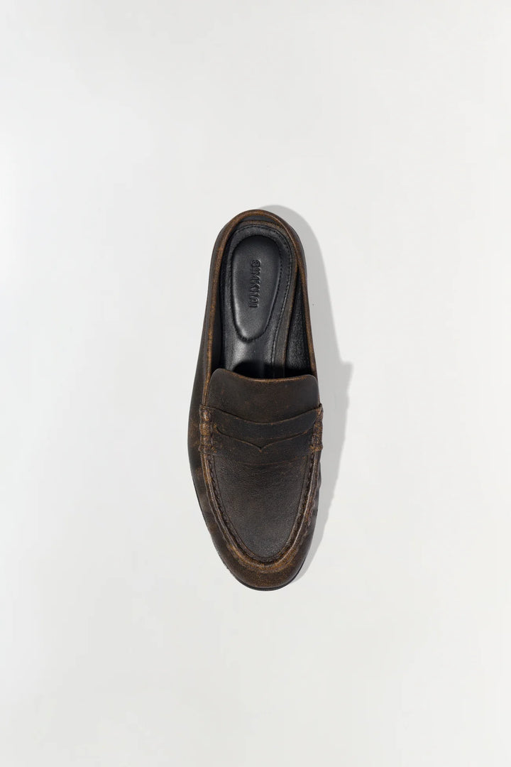 Dean Leather Loafer - Distressed Chocolate