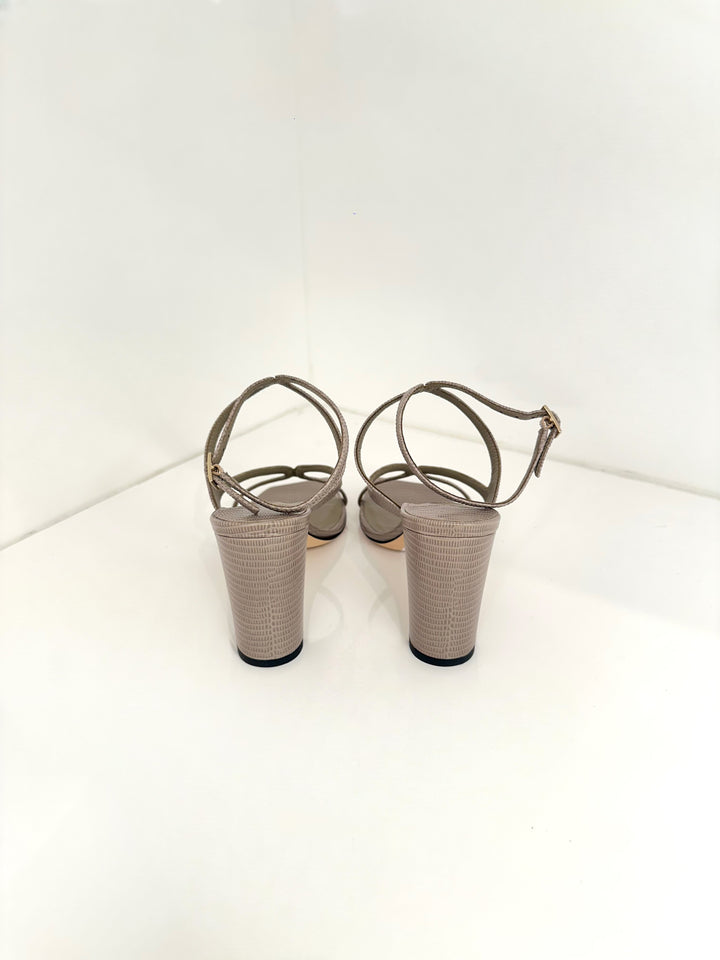 AZIE 85MM HEEL - Taupe