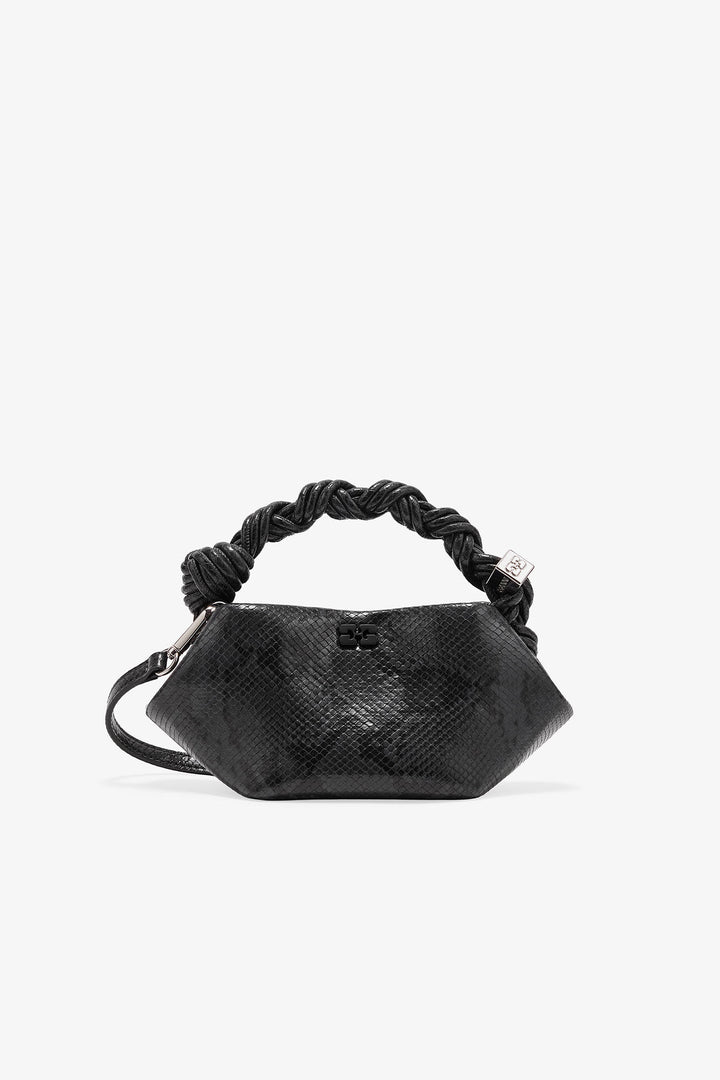 Snake Mini Bou Bag - Black