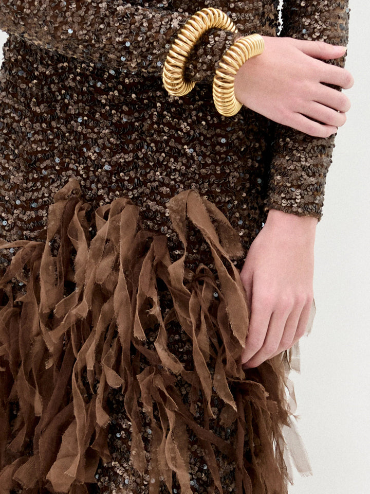 Bilal Dress - Bronze