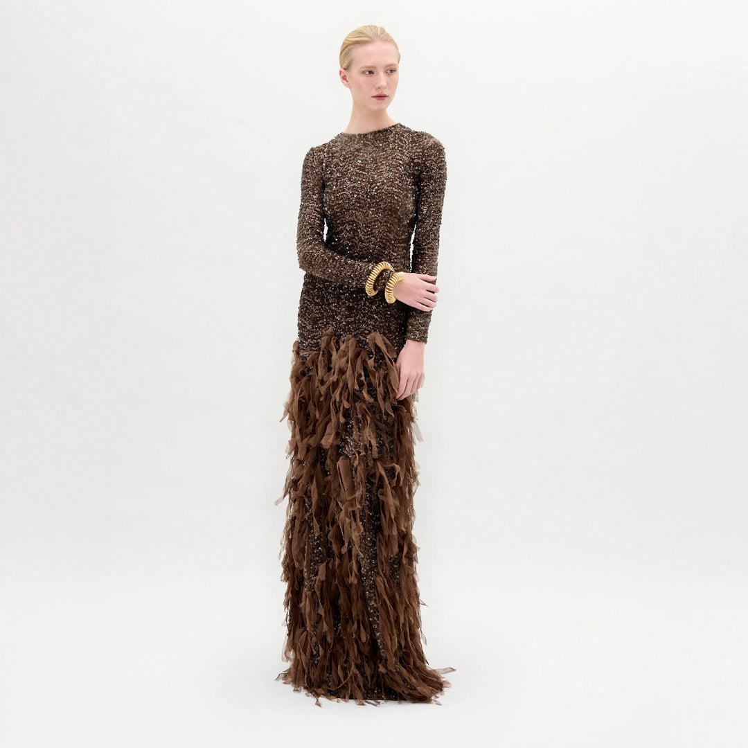 Bilal Dress - Bronze