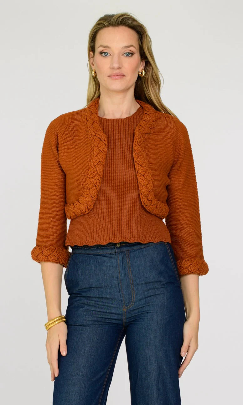 HONEY CARDIGAN - Amber