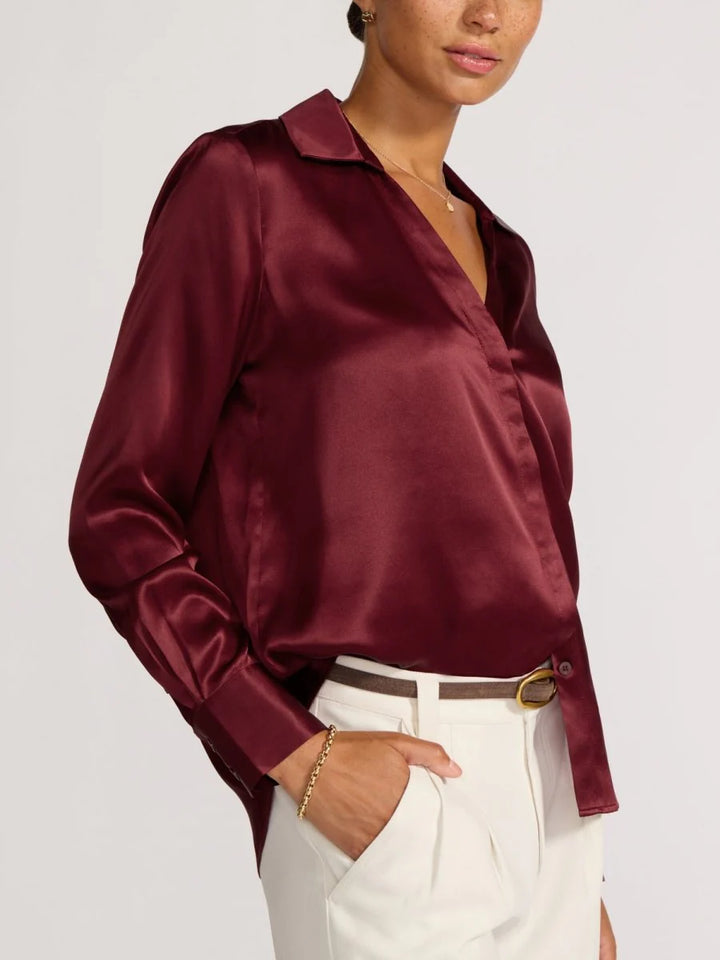 Eden Blouse - Claret