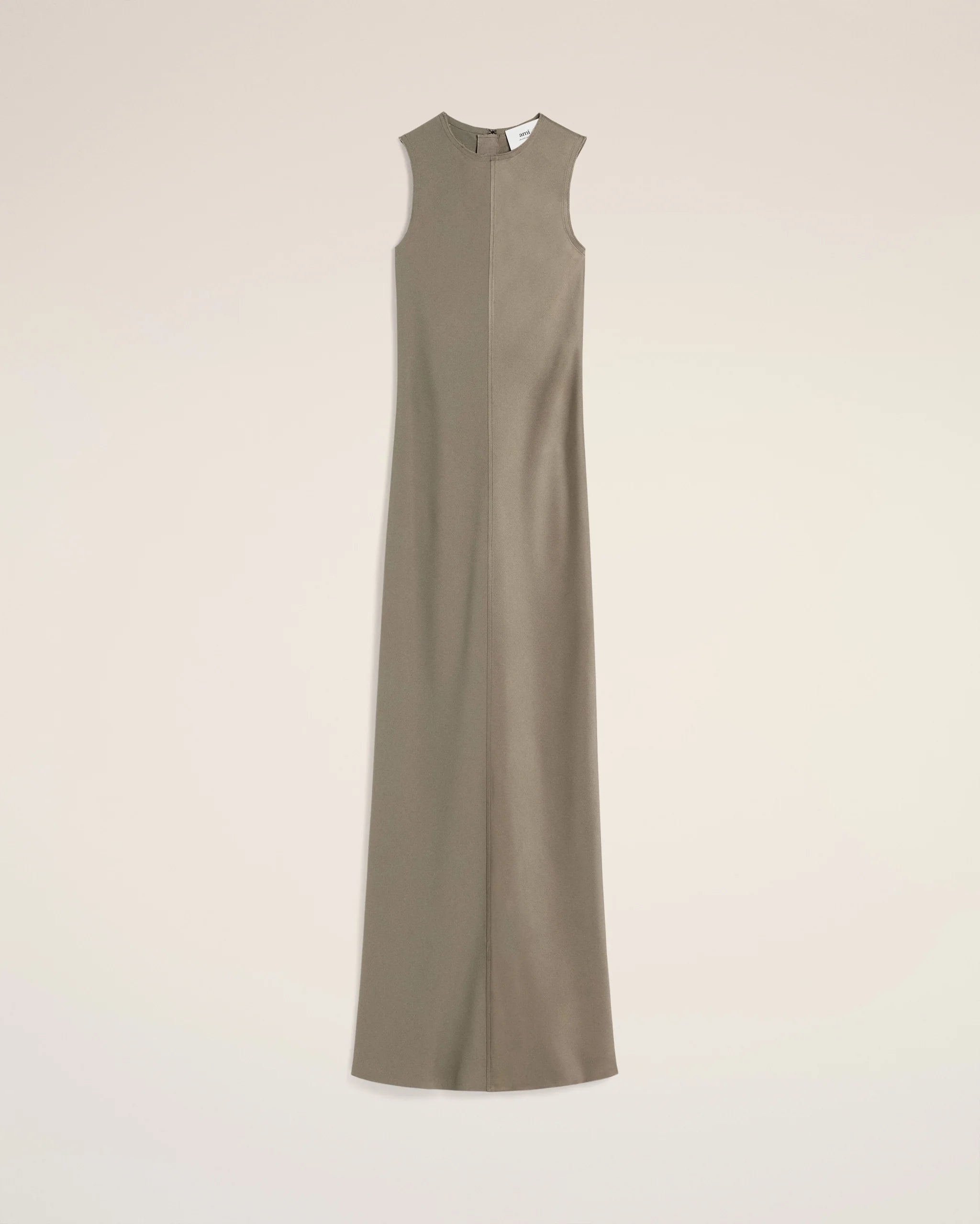 【AMI PARIS】 Viscose Blend Dress ベージュ Beige Long Straight Dress - Ash – Coplons