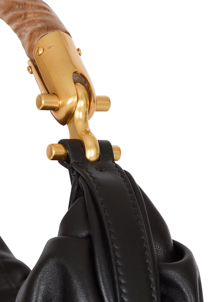 Medium Ebene bag in calfskin leather - Black