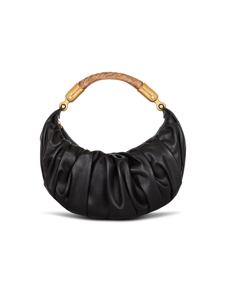 Medium Ebene bag in calfskin leather - Black