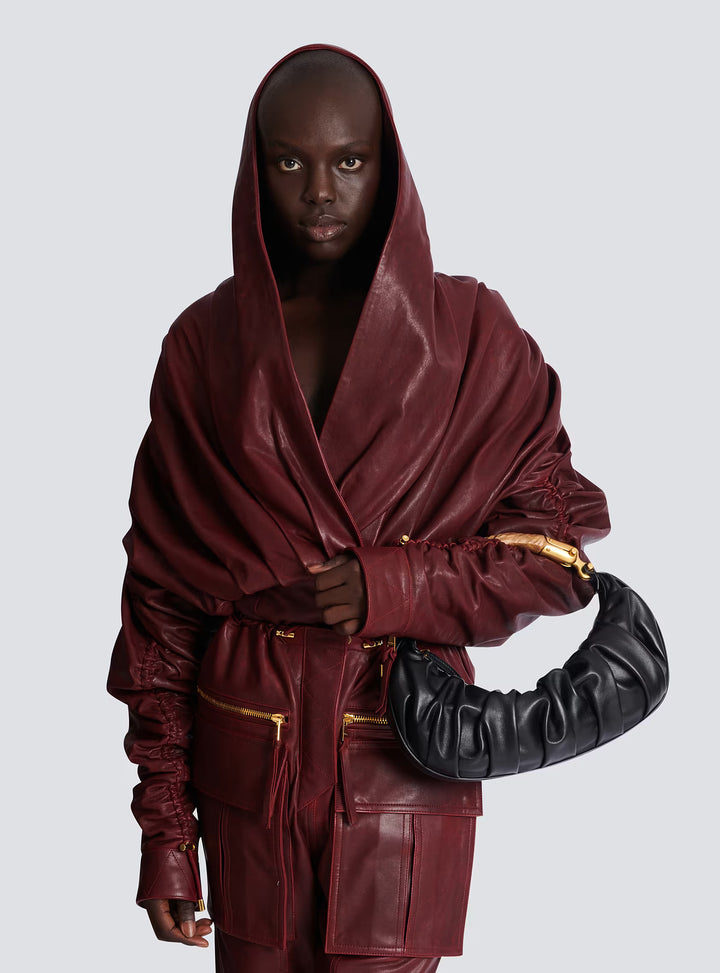 Medium Ebene bag in calfskin leather - Black