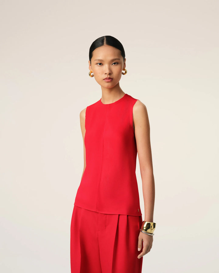 Red Sleeveless Top - More Colors Available