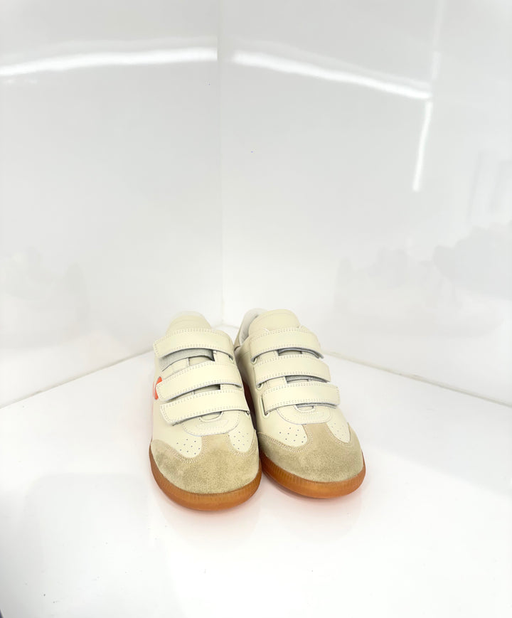 Beth Sneaker - Beige/Orange