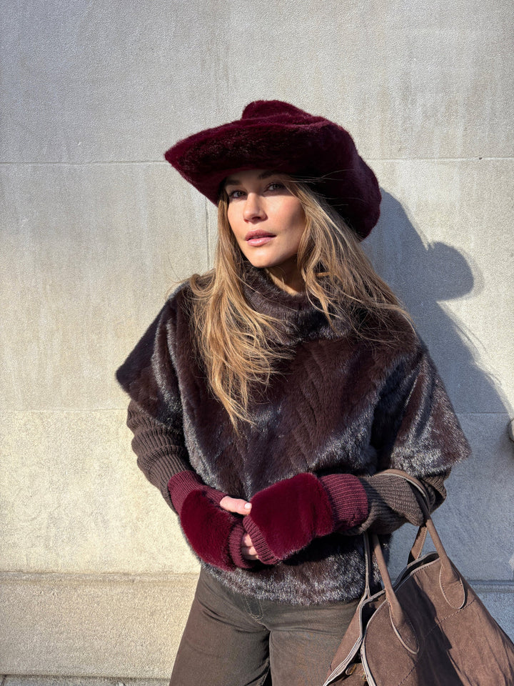 The Carter Cowboy Hat - Burgundy