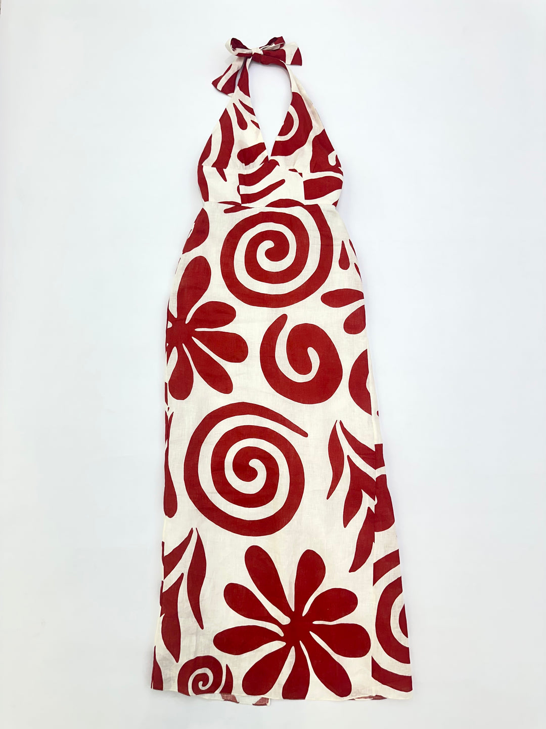 DASHA DRESS - Red/White