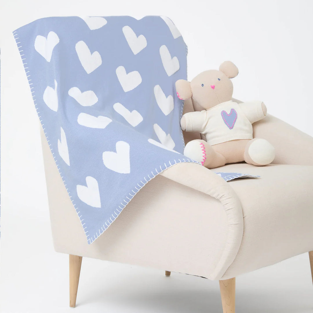 Baby Blanket Imperfect Heart - More Colors Available