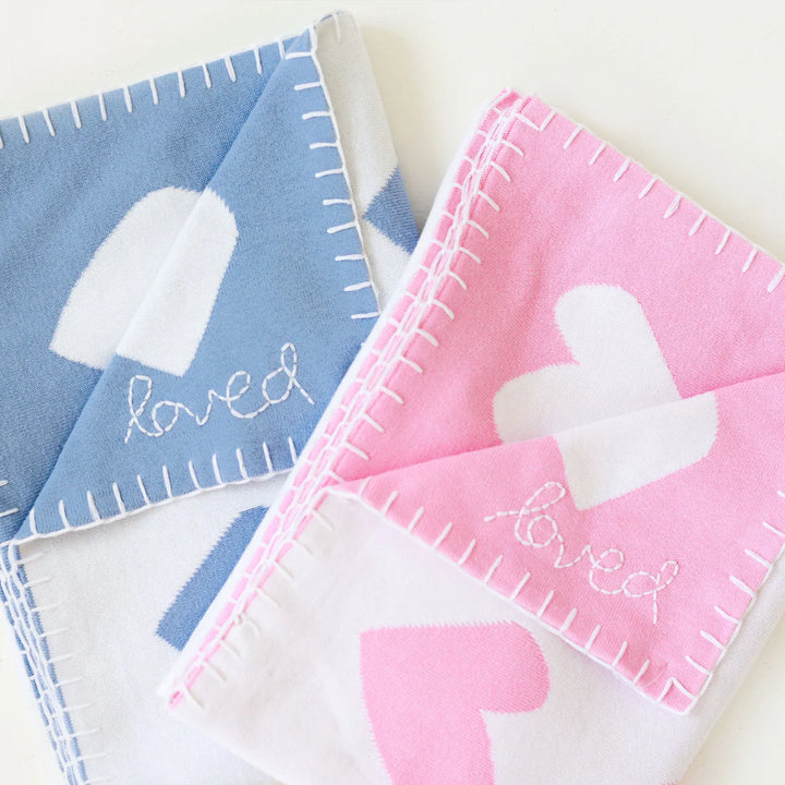 Baby Blanket Imperfect Heart - More Colors Available