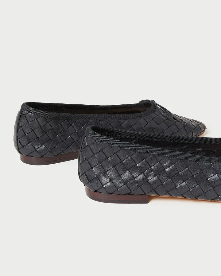 Landry Woven Ballet Flat - Black
