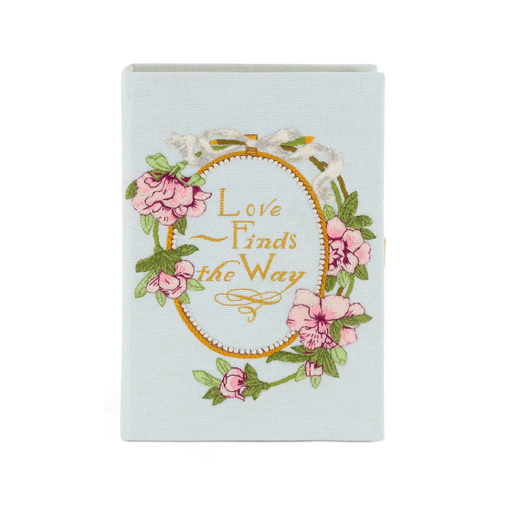 Love Finds The Way (Light Blue) Book Clutch