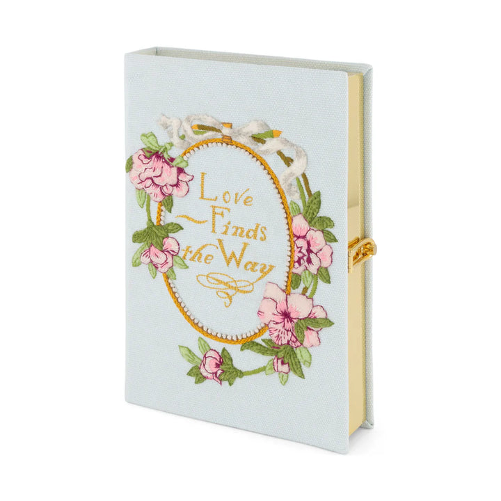Love Finds The Way (Light Blue) Book Clutch