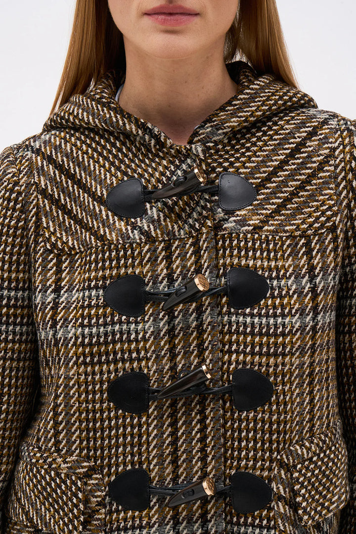 ALBA JACKET - Black/Brown Multi