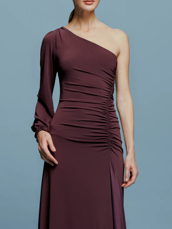 MEL DRESS - Burgundy