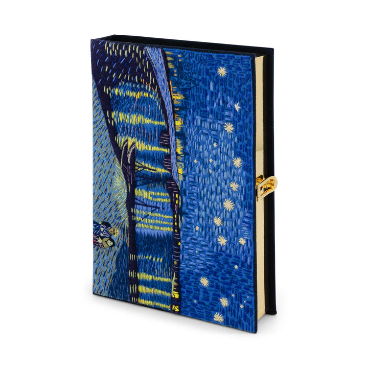 Starry Night Over the Rhône (Dark Navy) Book Clutch
