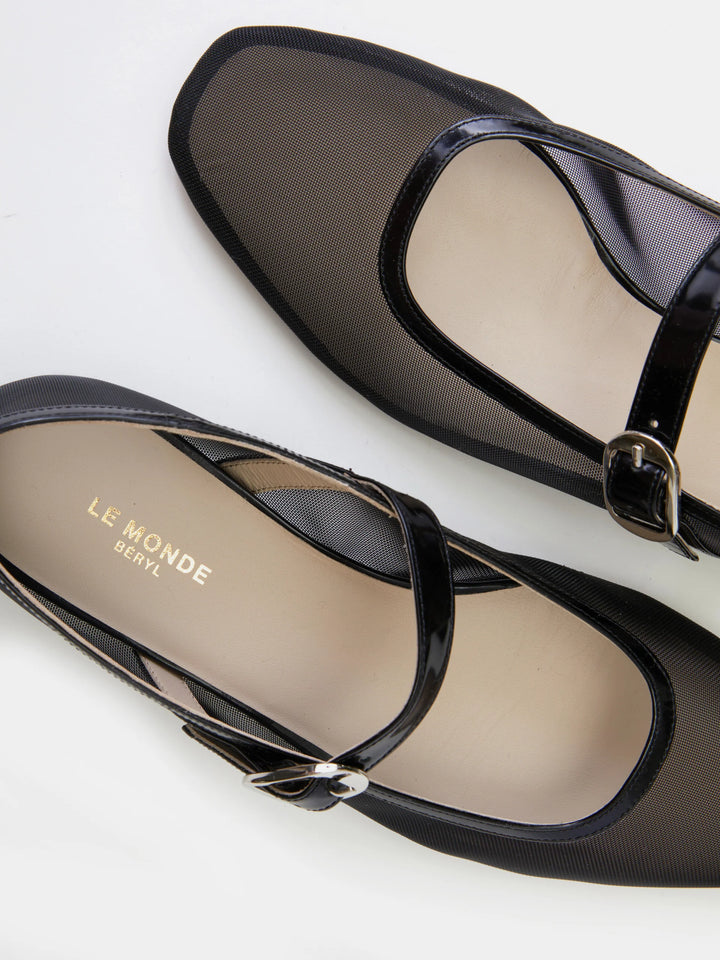 Mary Jane - Black Mesh