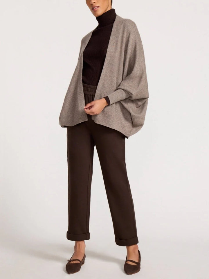 Maya Cashmere Shrug - Otter Melange