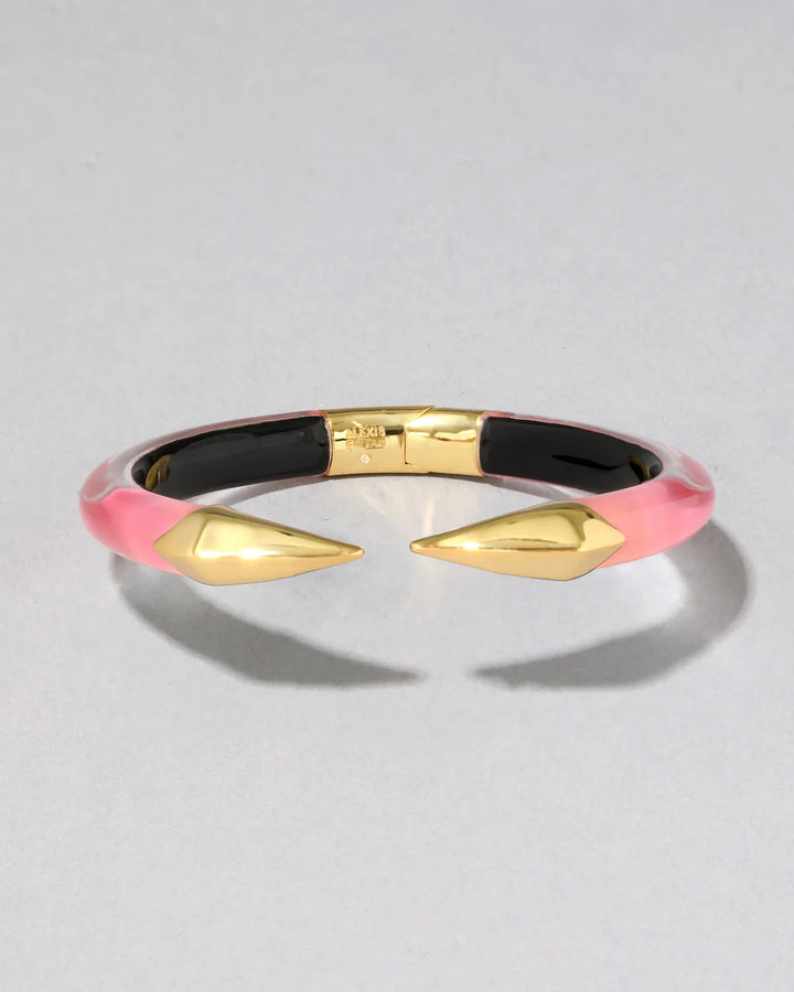 Mirrored Pyramid Lucite Brake Hinge - More Colors Available