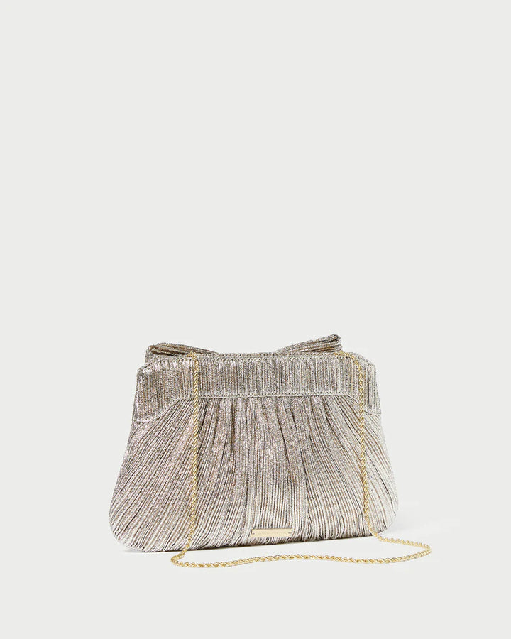 RAYNE PLEATED BOW CLUTCH - More Colors Available