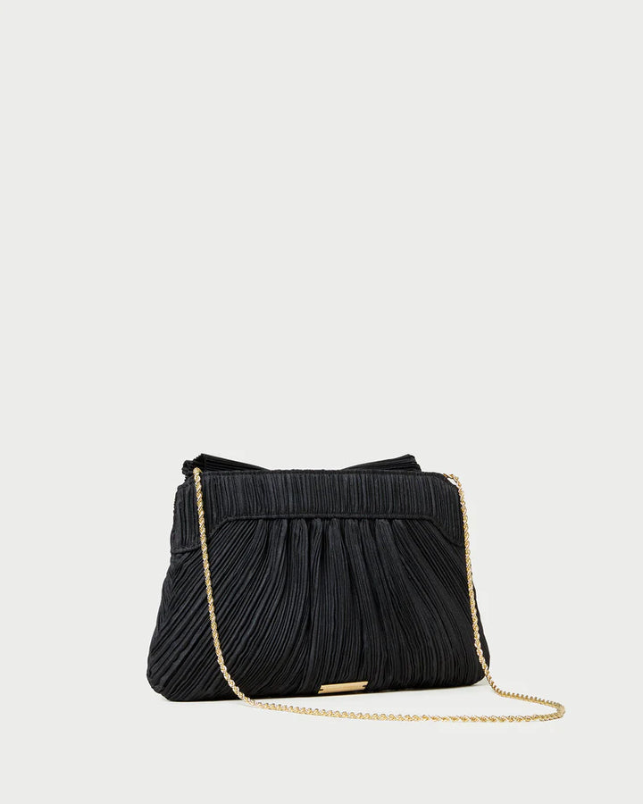RAYNE PLEATED BOW CLUTCH - More Colors Available