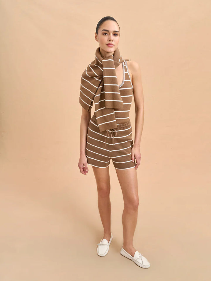 LEO SHORT - Tan/Cream