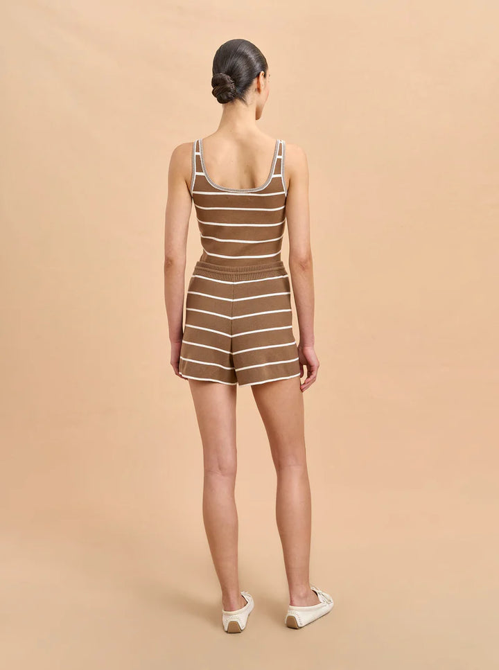 LEO SHORT - Tan/Cream