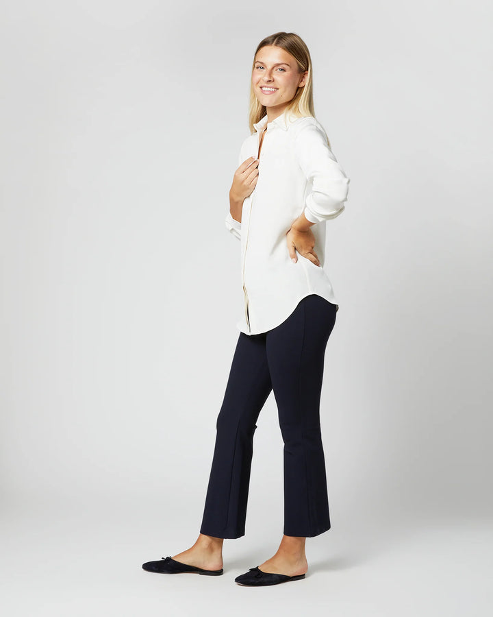 ICON BLOUSE - Ivory Silk Crepe de Chine