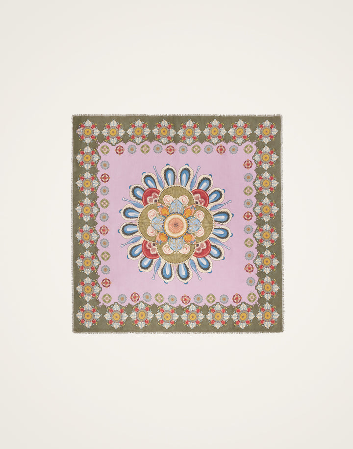 Foulard 140 - Nucleus Placée Dusty Pink in Modal Silk