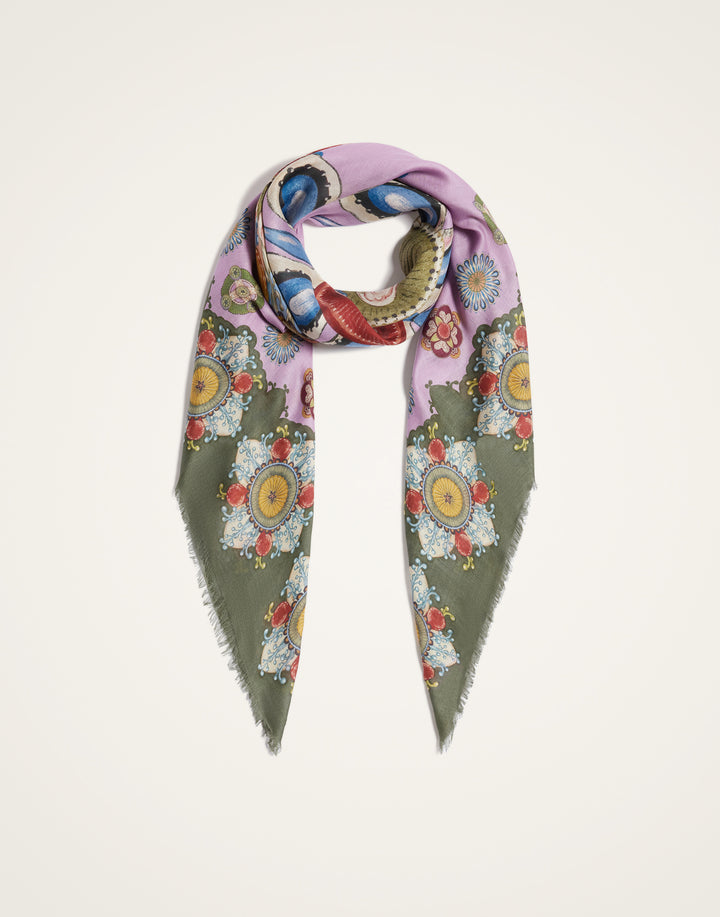 Foulard 140 - Nucleus Placée Dusty Pink in Modal Silk