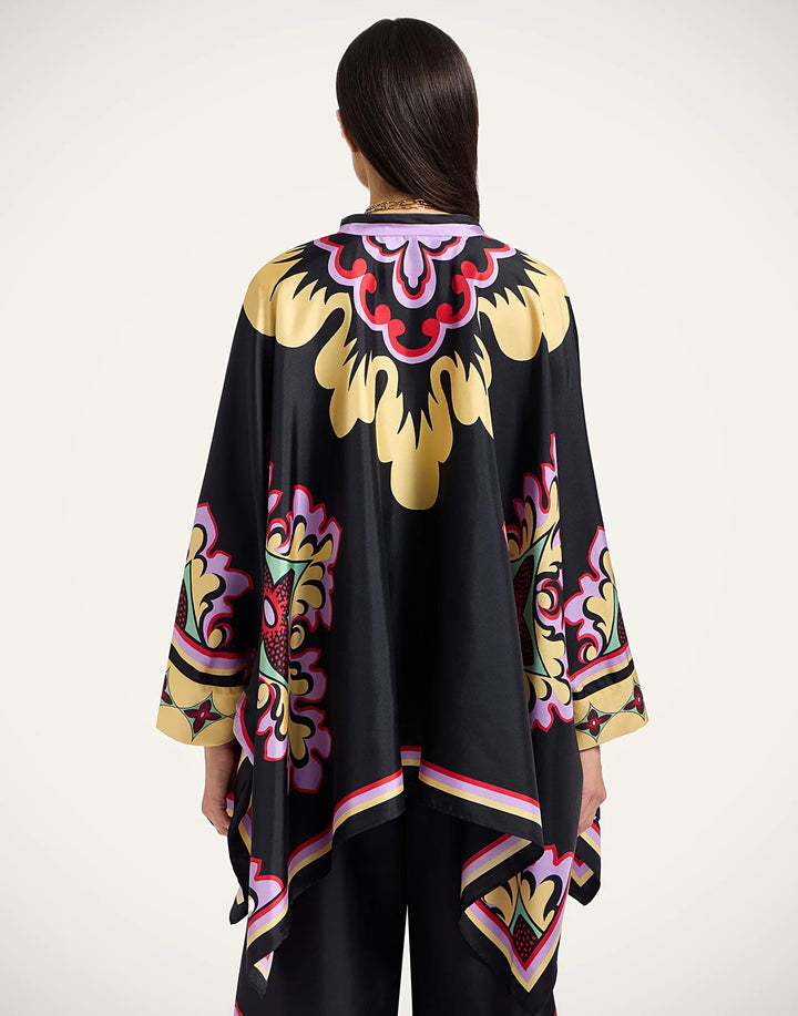 Foulard Shirt - Palazzo Placée Lilac in Silk Twill