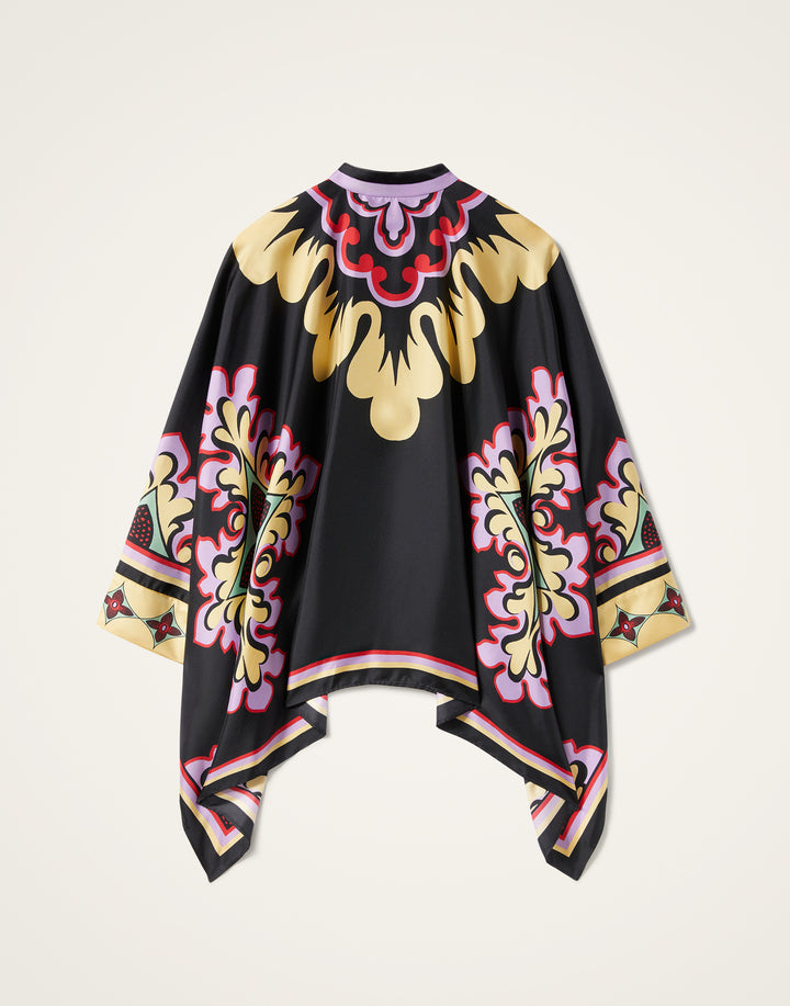 Foulard Shirt - Palazzo Placée Lilac in Silk Twill