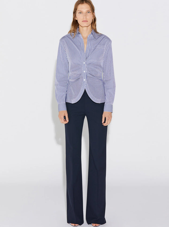 SIERRA Shirt - Navy/White Stripe